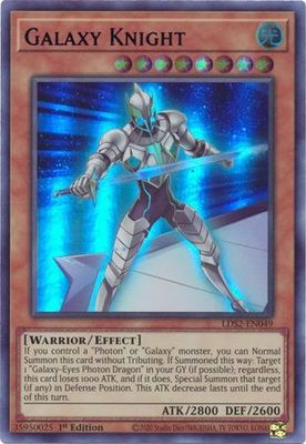 Galaxy Knight (Blue) - LDS2-EN049 - Ultra Rare 1st Edition Legendary Duelists: Season 2 [LDS2] 1st Edition Singles