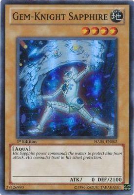 Gem-Knight Sapphire - HA05-EN002 - Super Rare 1st Edition
Hidden Arsenal 5 1st Edition Singles (Espanol)