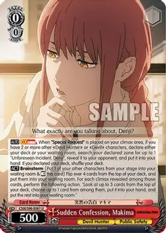 Sudden Confession, Makima - Chainsaw Man (CSM)
Chainsaw Man