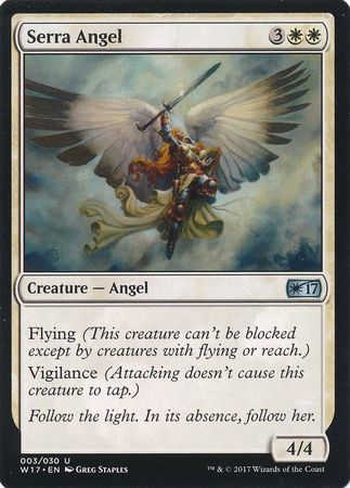 Serra Angel  3/30 - W17 Promo Welcome Deck 2017 English Singles (Español)