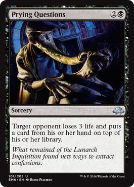 Prying Questions 101/205
Eldritch Moon Singles