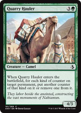 Quarry Hauler 181/269
Amonkhet Singles