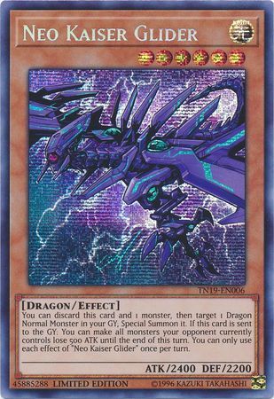 Neo Kaiser Glider - TN19-EN006 - Prismatic Secret Rare Limited Edition Yu-Gi-Oh! Promo Cards (Espanol)