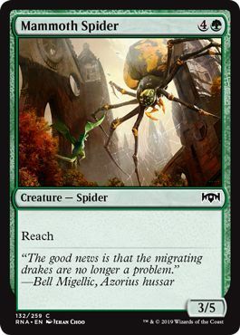 Mammoth Spider 132/259
Ravnica Allegiance Singles(Español)
