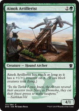 Ainok Artillerist 171/264
Dragons of Tarkir Singles