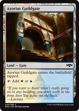 Azorius Guildgate 244/259
Ravnica Allegiance Singles(Español)