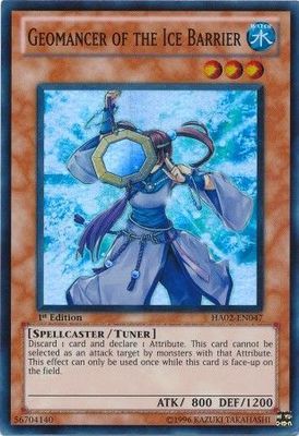 Geomancer of the Ice Barrier - HA02-EN047 - Super Rare 1st Edition
Hidden Arsenal 2 [HA02] 1st Edition Singles
