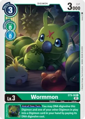 Wormmon - Starter Deck 09: Ultimate Ancient Dragon (ST-9)
Starter Deck 09: Ultimate Ancient Dragon