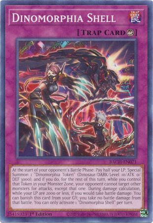 Dinomorphia Shell - BACH-EN071 - Common 1st Edition Battle of Chaos 1st Edition Singles (español)