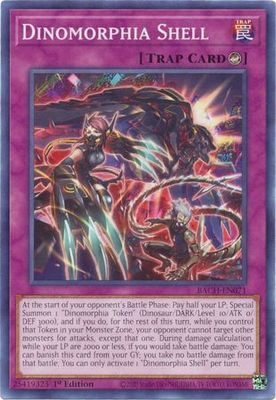 Dinomorphia Shell - BACH-EN071 - Common 1st Edition Battle of Chaos 1st Edition Singles (español)