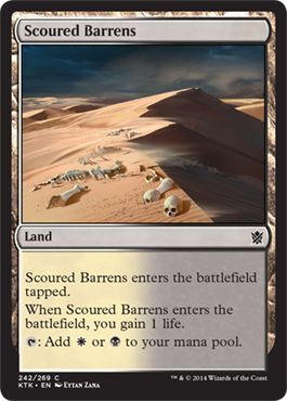 Scoured Barrens 242/269 Khans of Tarkir Singles