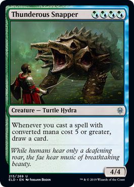 Thunderous Snapper 215/269 - Throne of Eldraine Singles