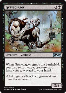 Gravedigger 098/280 - Magic 2019 (M19) Singles