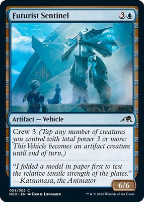 Futurist Sentinel 054/302 - Kamigawa Neon Dynasty Singles (Español)