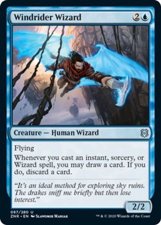 Windrider Wizard 087/280 - Zendikar Rising Singles