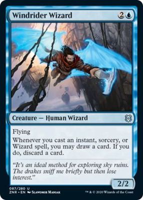 Windrider Wizard 087/280 - Zendikar Rising Singles (Español)