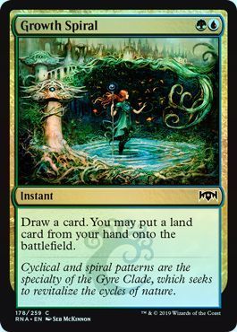 Growth Spiral 178/259 - Foil
Ravnica Allegiance Foil Singles(español)