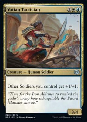 Yotian Tactician 228/287  -The Brothers&#39; War Singles (Español)