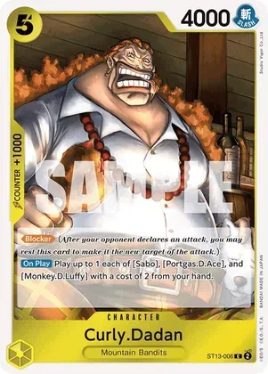 Curly.Dadan - Ultra Deck: The Three Brothers (ST-13)
Ultra Deck: The Three Brothers Foil