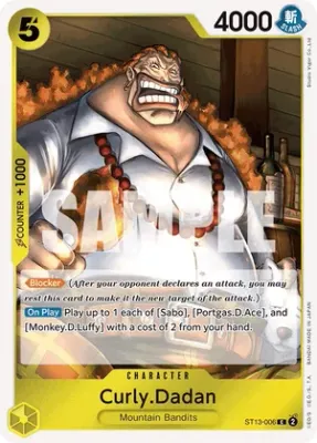 Curly.Dadan - Ultra Deck: The Three Brothers (ST-13)
Ultra Deck: The Three Brothers Foil