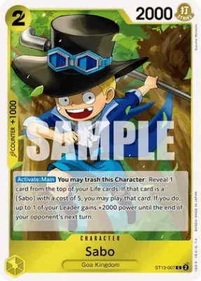 SJ Sabo (007) - Ultra Deck: The Three Brothers (ST-13)
Ultra Deck: The Three Brothers Foil