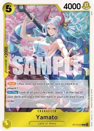 SJ Yamato - Ultra Deck: The Three Brothers (ST-13)
Ultra Deck: The Three Brothers Foil
