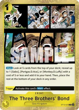 The Three Brothers&#39; Bond - Ultra Deck: The Three Brothers (ST-13)
Ultra Deck: The Three Brothers Foil