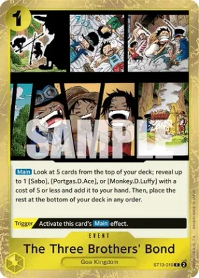 The Three Brothers&#39; Bond - Ultra Deck: The Three Brothers (ST-13)
Ultra Deck: The Three Brothers Foil