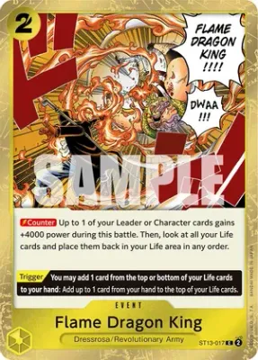 Flame Dragon King - Ultra Deck: The Three Brothers (ST-13)
Ultra Deck: The Three Brothers Foil