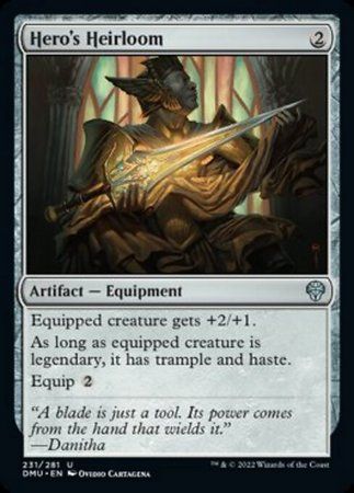 Hero&#39;s Heirloom 231/281 - Dominaria United Singles