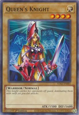 Queen&#39;s Knight - STAX-EN001 - Common 1st Edition 2-Player Starter Set
