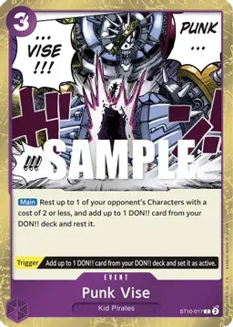 Punk Vise - Ultra Deck: The Three Captains (ST-10)
Ultra Deck: The Three Captains Foil