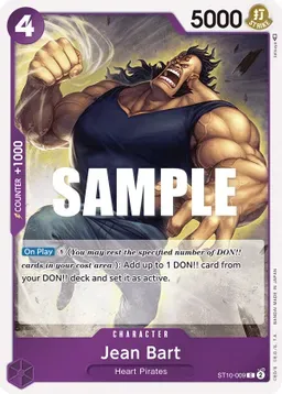 Jean Bart - Ultra Deck: The Three Captains (ST-10) Ultra Deck: The Three Captains Foil
