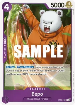 Bepo - Ultra Deck: The Three Captains (ST-10)
Ultra Deck: The Three Captains Foil