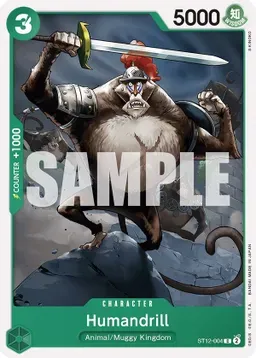 Humandrill - Starter Deck 12: Zoro and Sanji (ST-12) Starter Deck 12: Zoro and Sanji
