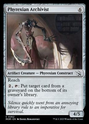 Phyrexian Archivist 0262
March of the Machine Singles (Español)