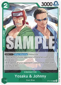 Yosaku &amp; Johnny - Starter Deck 12: Zoro and Sanji (ST-12)
Starter Deck 12: Zoro and Sanji