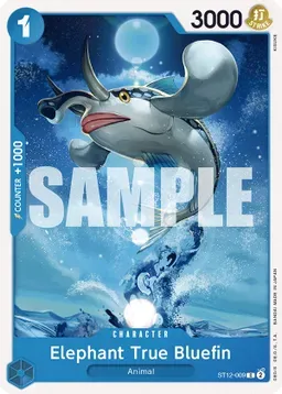 Elephant True Bluefin - Starter Deck 12: Zoro and Sanji (ST-12)
Starter Deck 12: Zoro and Sanji