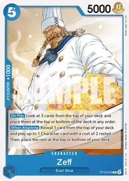 Zeff - Starter Deck 12: Zoro and Sanji (ST-12)
Starter Deck 12: Zoro and Sanji