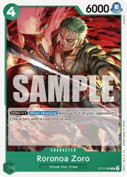 Roronoa Zoro - Starter Deck 12: Zoro and Sanji (ST-12)
Starter Deck 12: Zoro and Sanji
