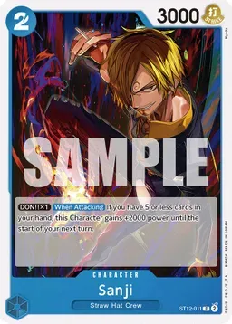 Sanji - Starter Deck 12: Zoro and Sanji (ST-12)
Starter Deck 12: Zoro and Sanji