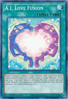 A.I. Love Fusion - MP21-EN024 - Common 1st Edition 2021 Mega-Tin: Ancient Battles 1st Edition Singles