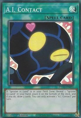 A.I. Contact - ETCO-EN056 - Super Rare 1st Edition Eternity Code 1st Edition Singles