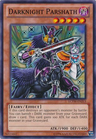 Darknight Parshath - LCYW-EN213 - Common Unlimited
Legendary Collection 3: Yugi&#39;s World Unlimited Singles