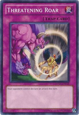 Threatening Roar - DEM1-EN018 - Common Yu-Gi-Oh! Promos: Other (Espanol)