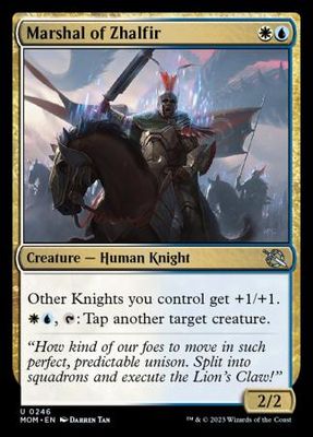 Marshal of Zhalfir 0246 March of the Machine Singles