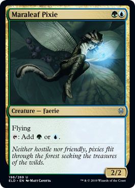 Maraleaf Pixie 196/269 - Throne of Eldraine Singles
