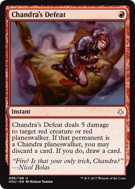 Chandra&#39;s Defeat 086/199 Hour of Devastation Singles
