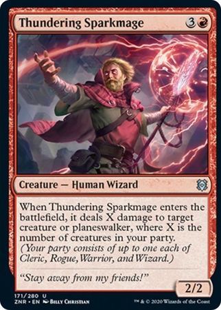 Thundering Sparkmage 171/280 - Zendikar Rising Singles