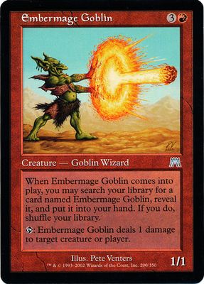 Embermage Goblin 200/350 - Onslaught Singles (Español)